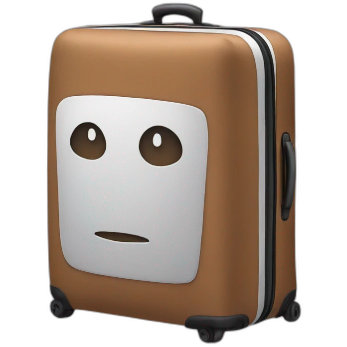 suitcase cover emoji