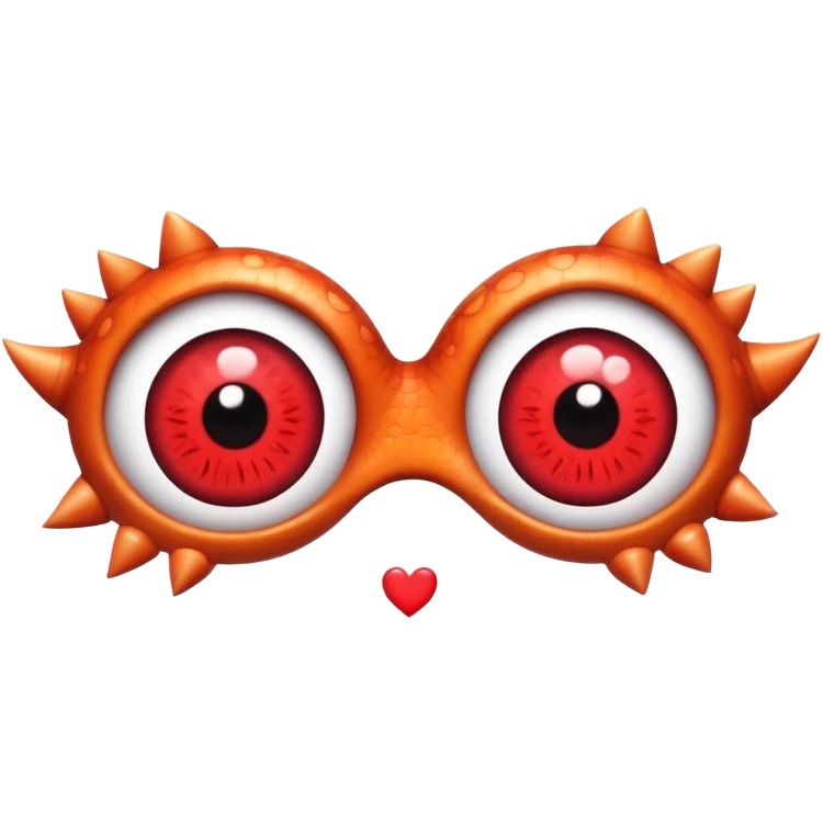 dinosaur eyes hearts emoji