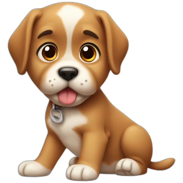 dumbfounded Puppy emoji