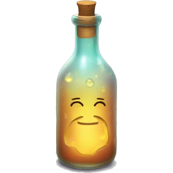 magical bottle emoji