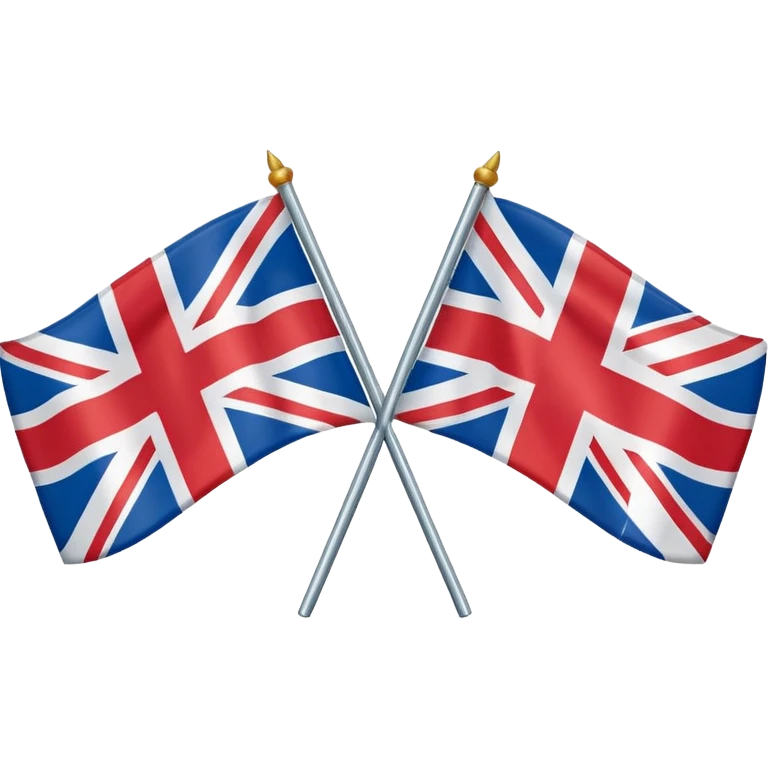 Korean flag combined with england flag emoji