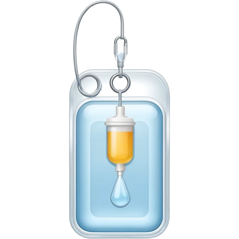 IV bag medication hanging emoji