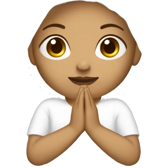 Light skin girl praying with white veil  emoji