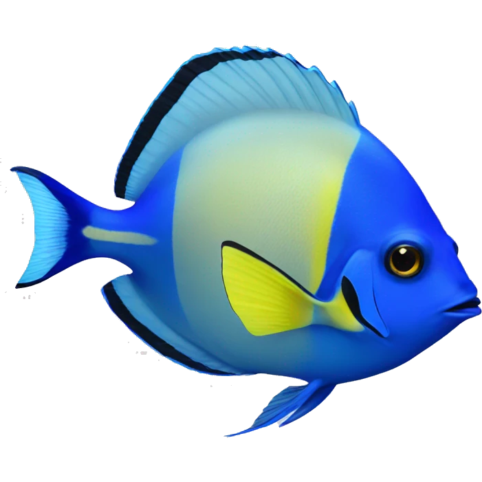 Blue tang emoji