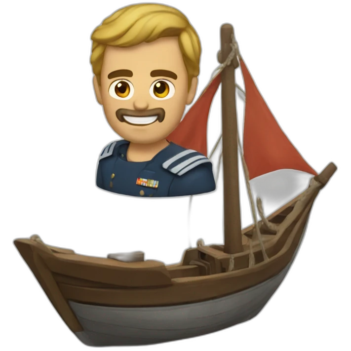 un barco de guerra emoji