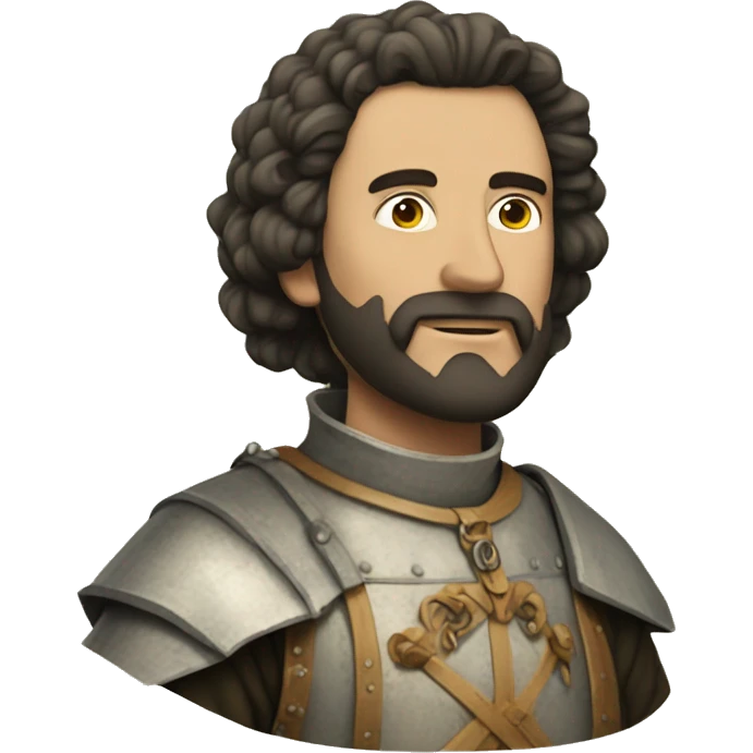 experimental, avant garde, caballero medieval emoji