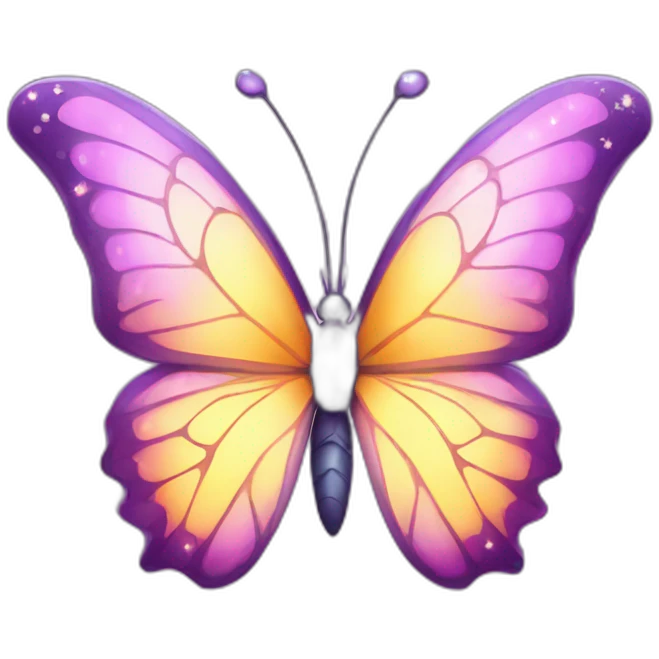 sparkling butterfly emoji