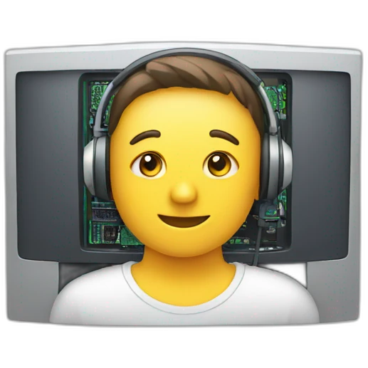 Computer support emoji