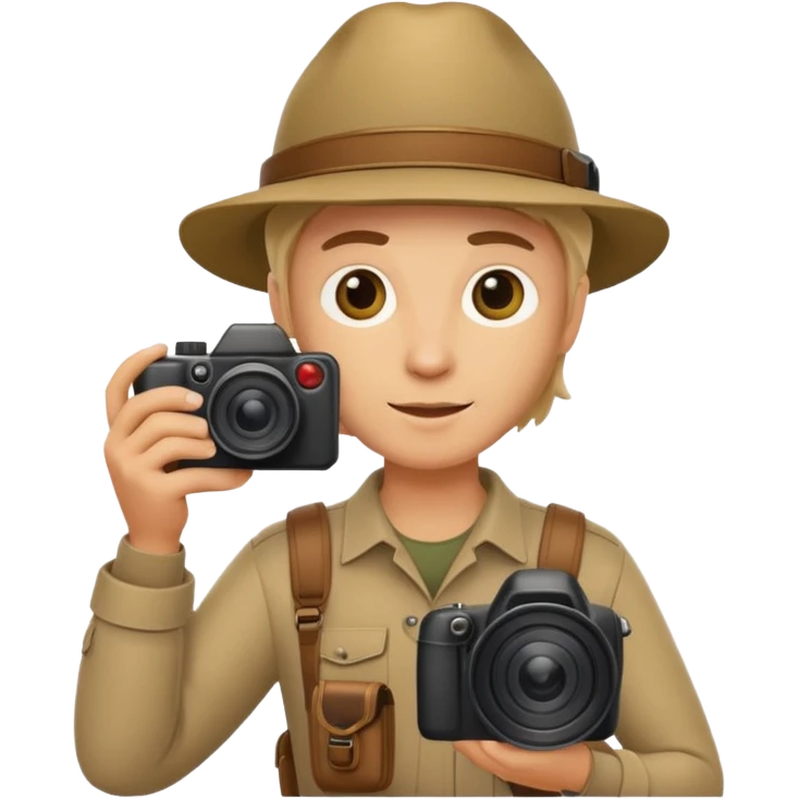 
wild life photographer emoji