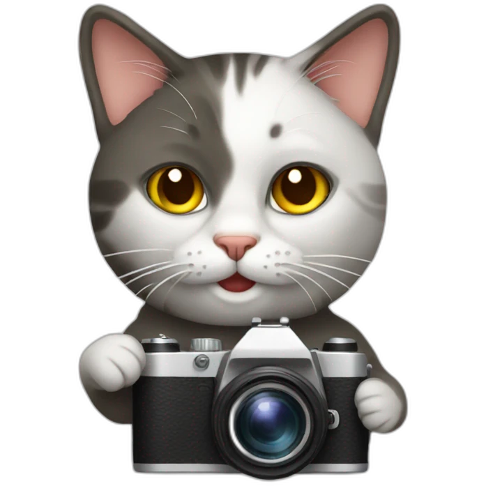 Cat photographer emoji