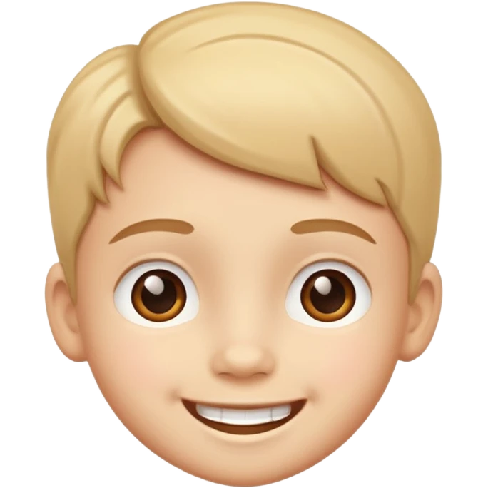 Young kids face emoji