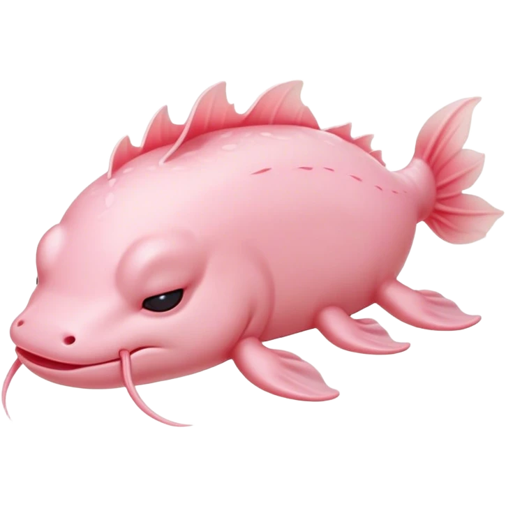 Meme-Worthy Cute Sleeping Axolotl Portrait Emoji, Head resting peacefully with a contented smile, showcasing a slender, graceful body with smooth, pale pink skin and gently drooping feathery gills, eyes shut in a serene nap, Simplified yet hilariously adorable features, highly detailed, glowing with a soft, drowsy light, high shine, relaxed and utterly lovable, stylized with an air of playful laziness, bright and heartwarming, soft glowing outline, capturing the essence of a comically sleepy aquatic friend, so meme-worthy it feels like it could instantly become the next viral sensation of adorable slumber! emoji