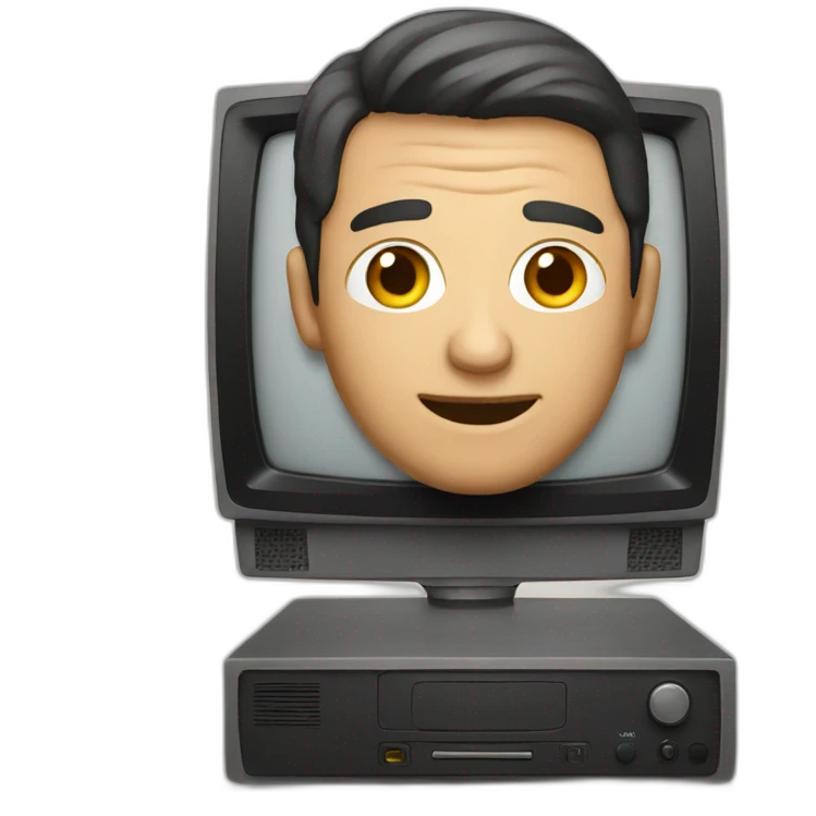 Tv man emoji