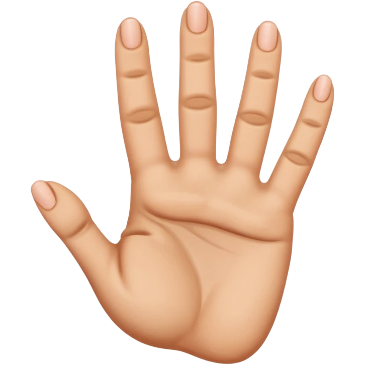 the SIX SEVEN hand things emoji