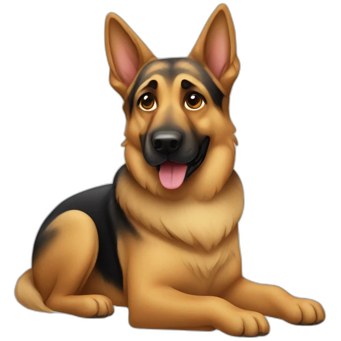 german shepered dog emoji