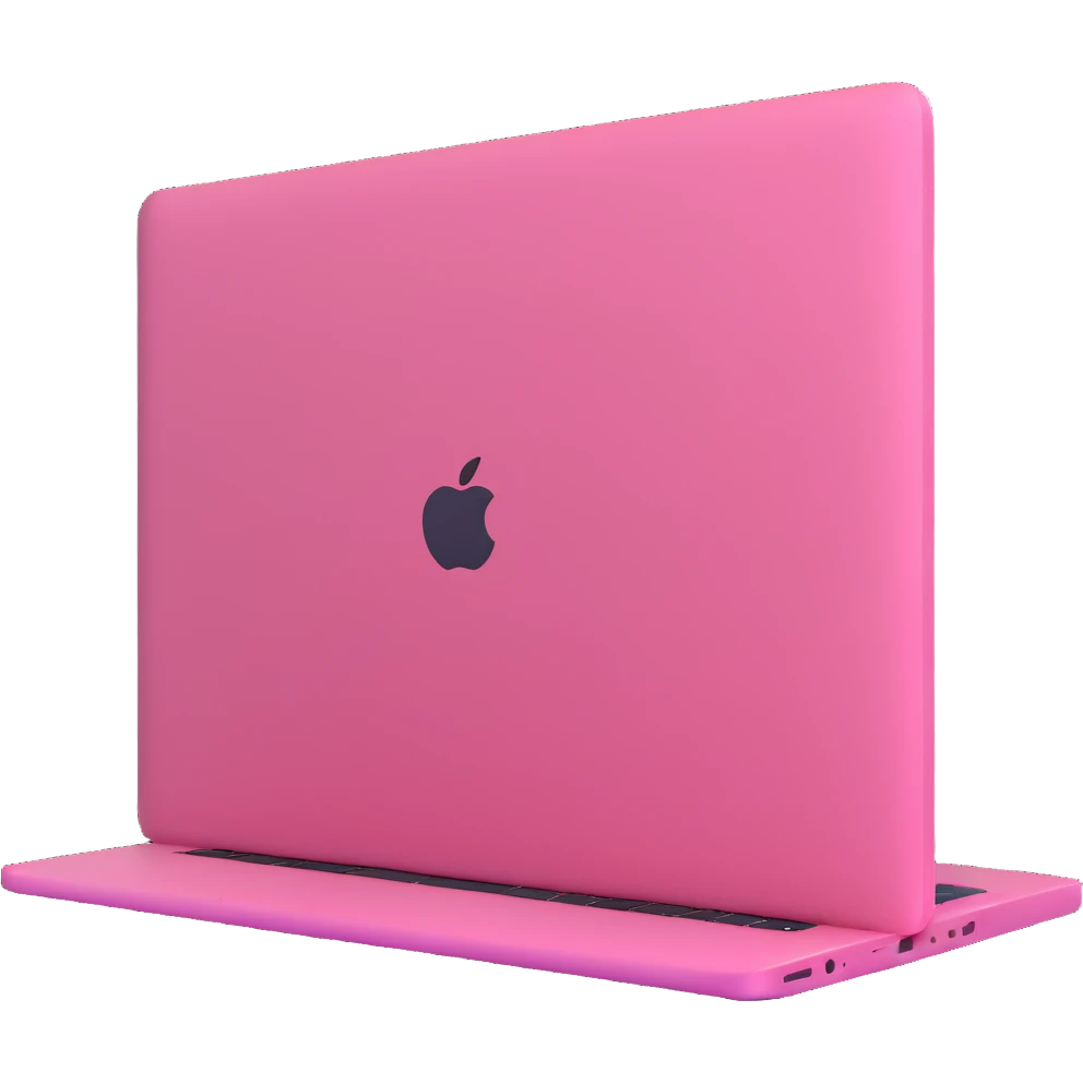 pink MacBook laptop emoji