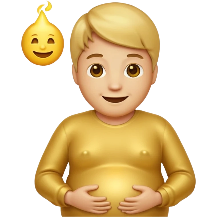 golden pregnant man emoji emoji