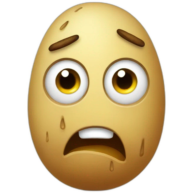 crying-potato emoji