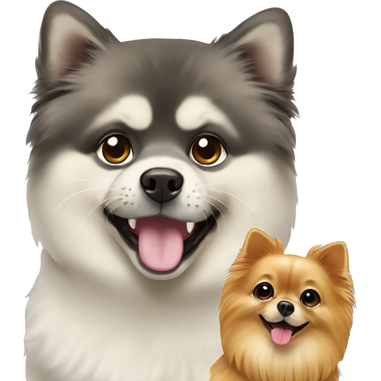 Seal with pomeranian dog emoji
