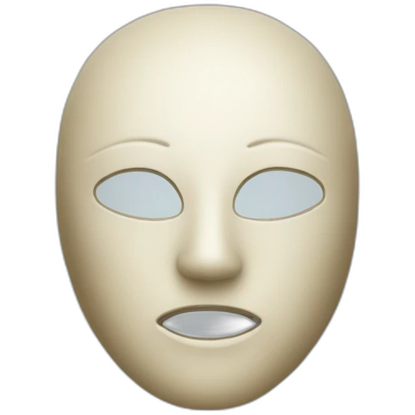 blank mask emoji