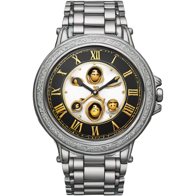 beautiful time piece emoji