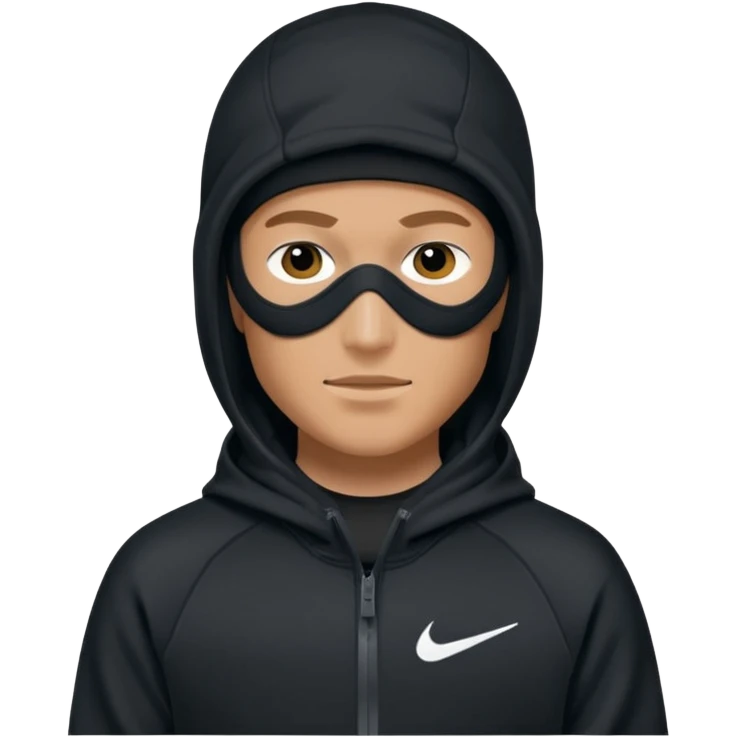 White person wearing a Nike Tex with hood and ski mask co all black and https://encrypted-tbn0.gstatic.com/images?q=tbn:ANd9GcTQEV3H5Fpq8Dp-ki2RTwgbdHqMsKZzDtarA9ywqiFzKVKjxdLc5Fq9yDOax7-XC4trueI2pFuItpqM_TVrGODdDG5la_rbm9lB8utSLKXm&s=10 emoji