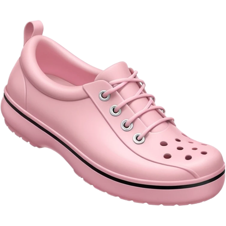 crocks fun edition in pastel pink color emoji