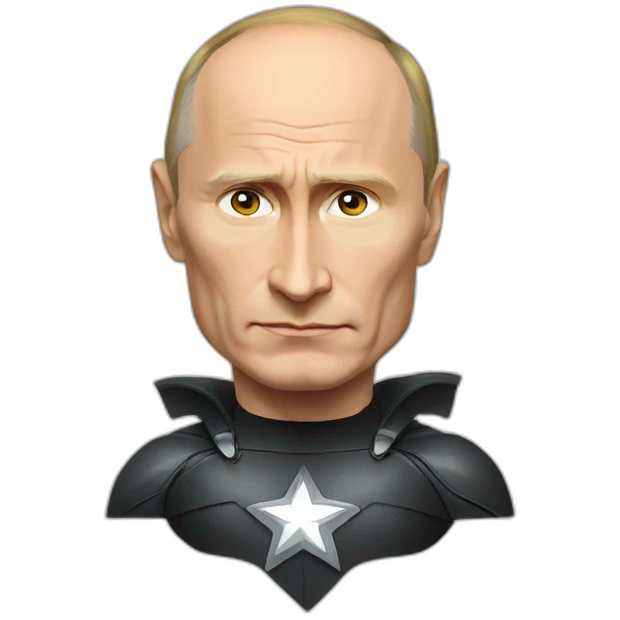 vladimir putin superhero emoji