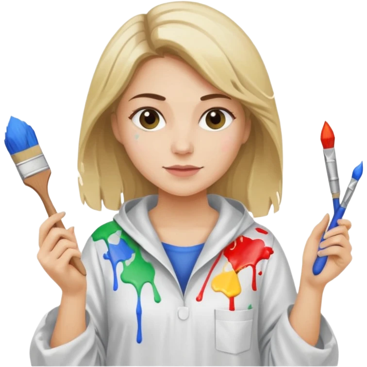 woman painter emoji