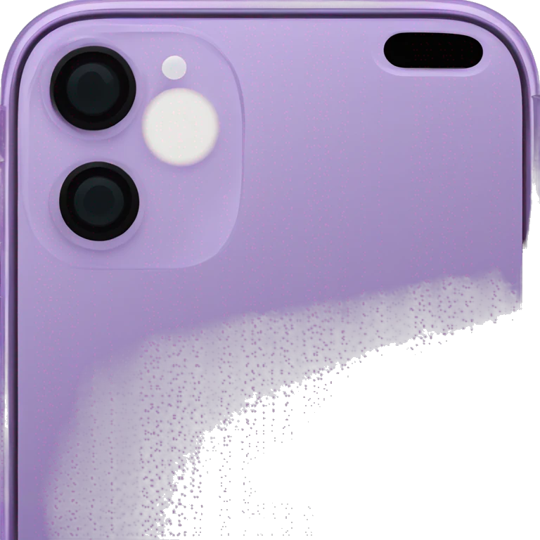 iPhone 14 Pro purple emoji