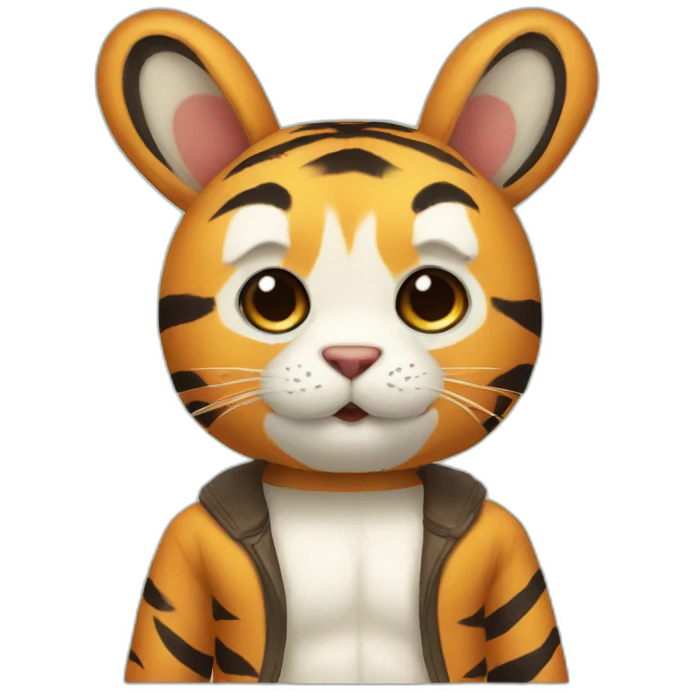tiger bunny bear emoji