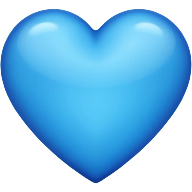 blue heart emoji