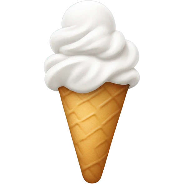 Ice cream scoop hairstyle emoji