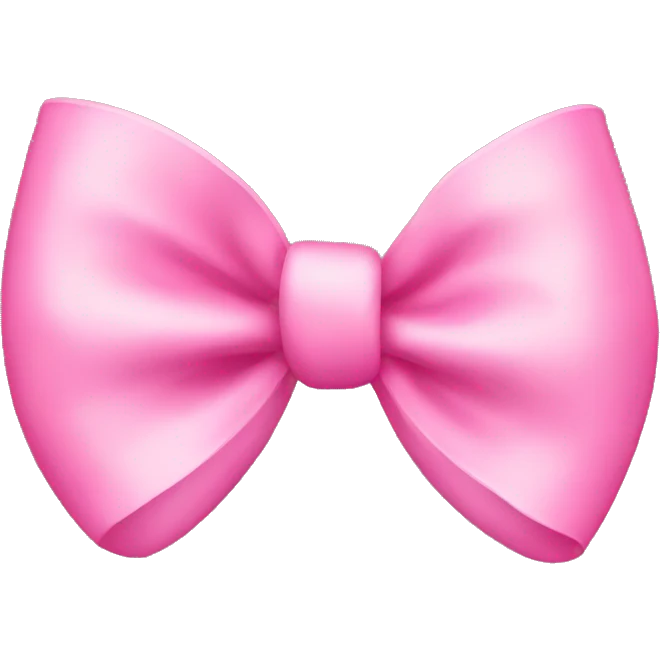 Pink bow emoji