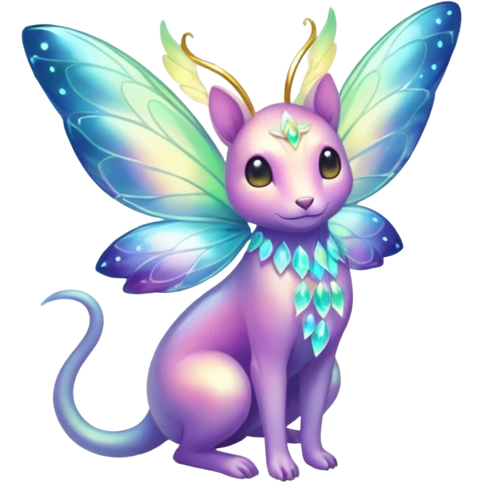 Light-type Fairy-type Fakémon-animal-creature emoji