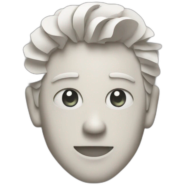 Paper cut emoji