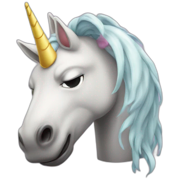 licorne qui vomit emoji