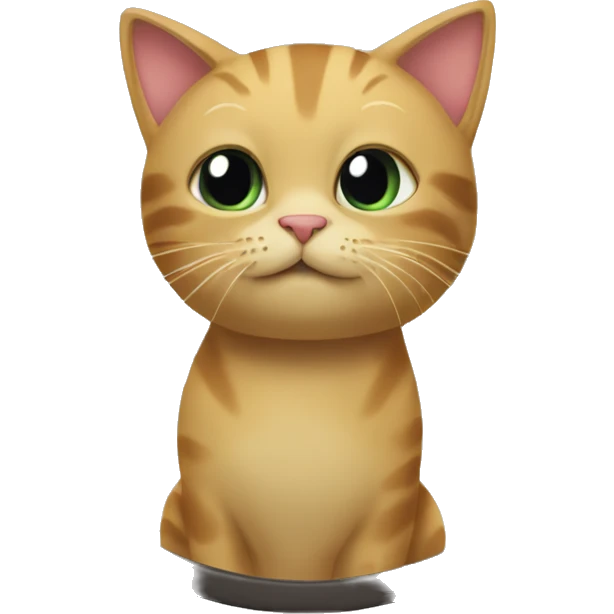 Cat looking at herself in the mirror  emoji