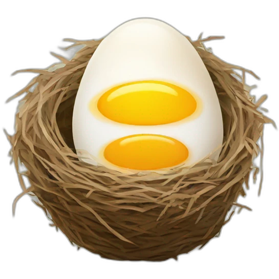 egg in a nest emoji
