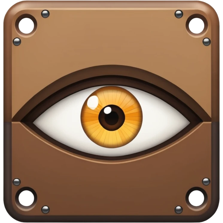 Create me a emoji for minecraft themed kinda that has a eye trim with a :no_entry_sign:  over it no like a eye_trim from minecraft emoji