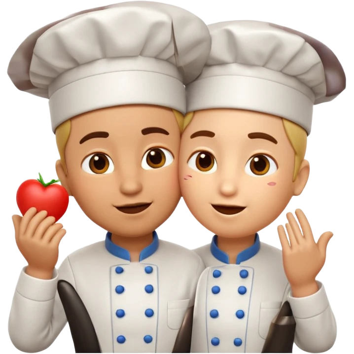 Chef Kiss El Hareketi, 3D rendered emoji, with professional lighting, white background emoji