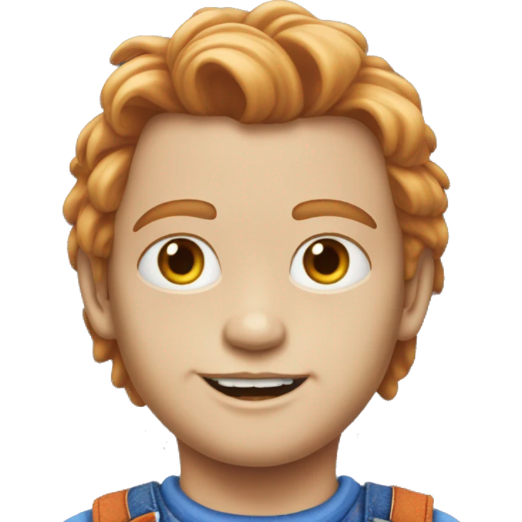 Create the Twin brother of Chucky, who looks identical emoji