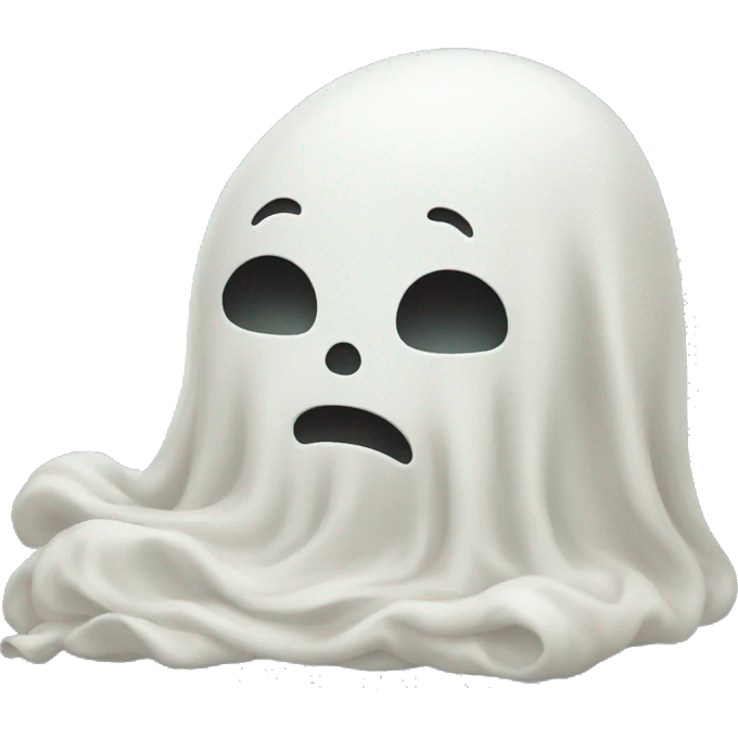 Ghost sleeping emoji