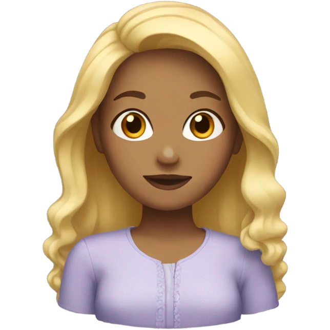 girl with blonde hair  emoji