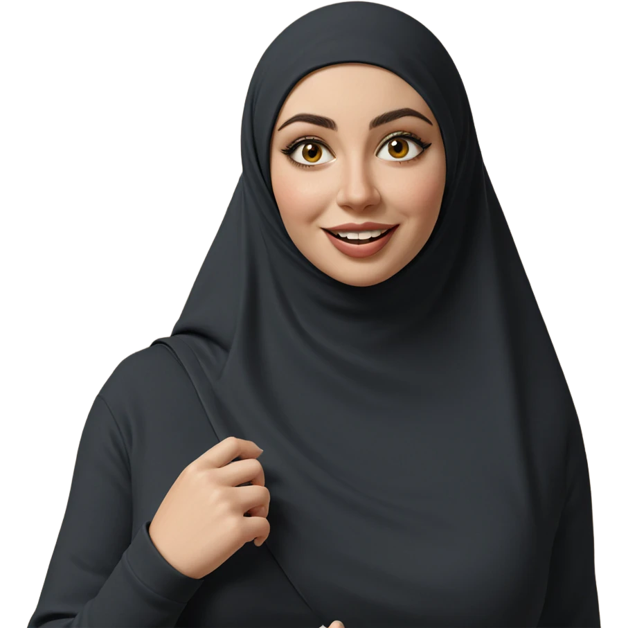 smiling girl fine art parody emoji