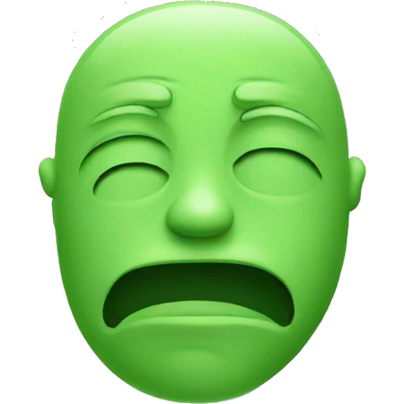 green face emoji