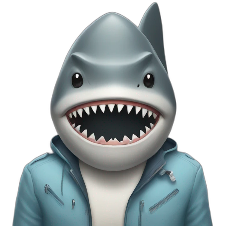 shark man emoji