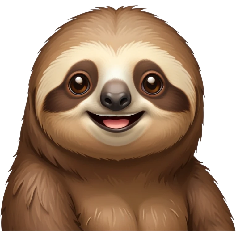 Sloth with a smile emoji
