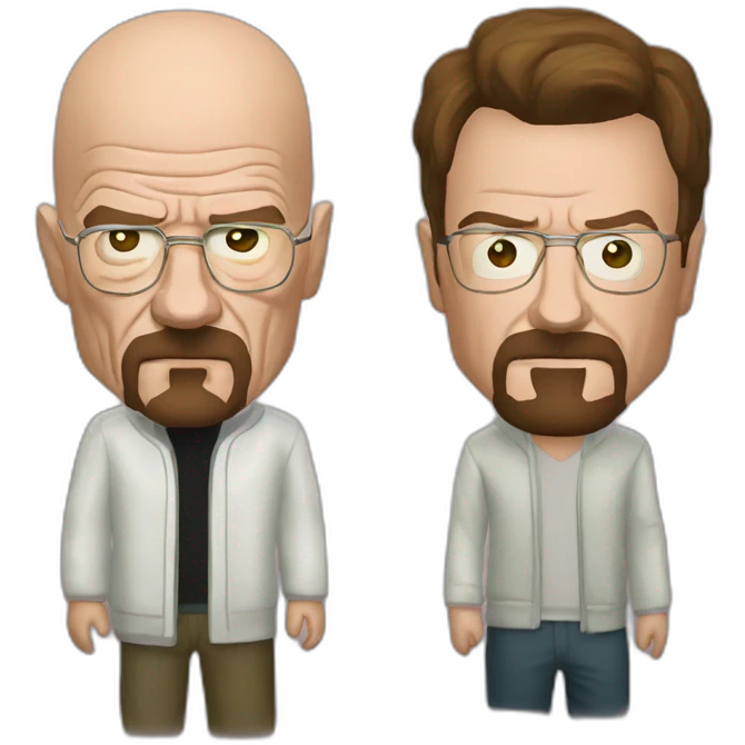 walter white and jessy pinkman emoji