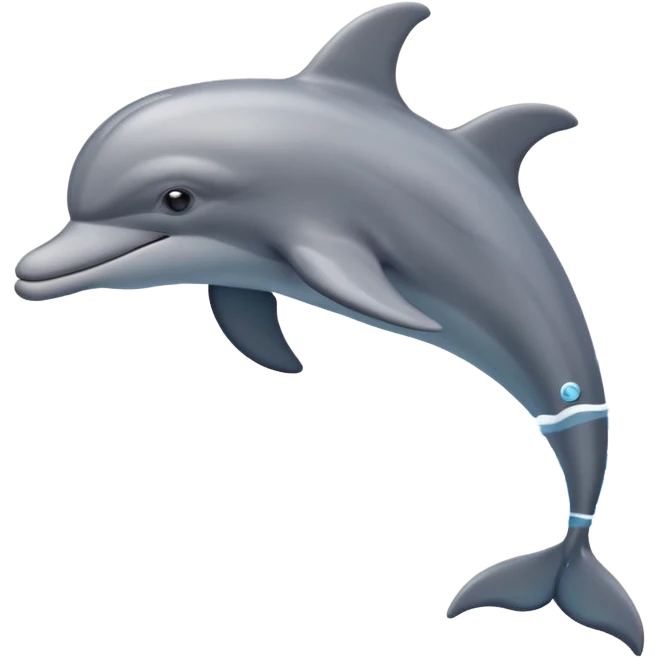 dolphin swimming emoji